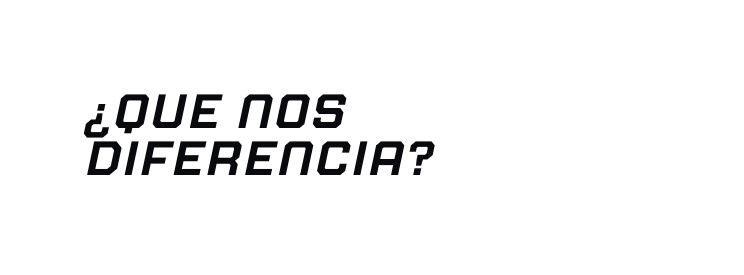 QUE NOS DIFERENCIA